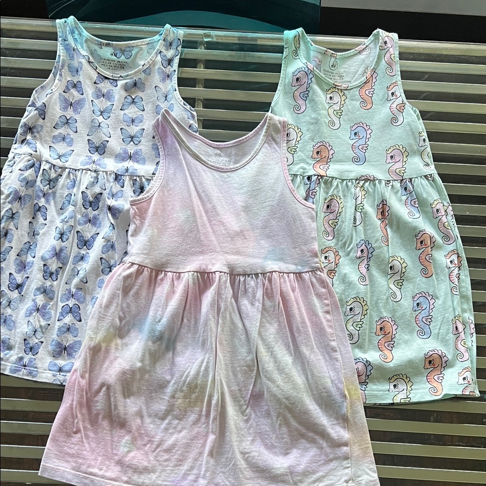H&M toddler Set of Three Girls' Sleeveless Dresses